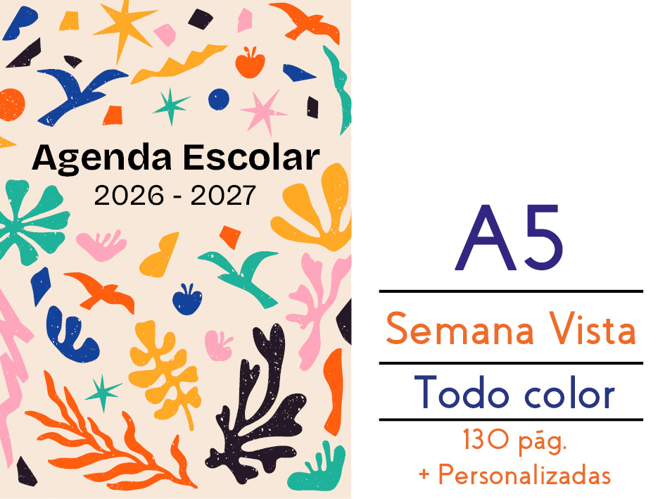 agenda escolar personalizadas para niños