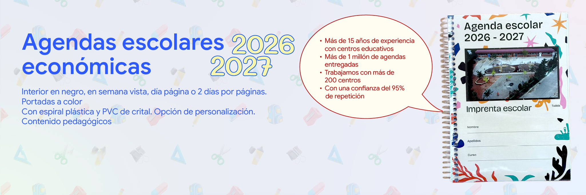 agenda escolar economicas